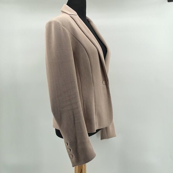 Marc Cain neutral Color beige blazer career event sz 8 - Picture 3 of 14